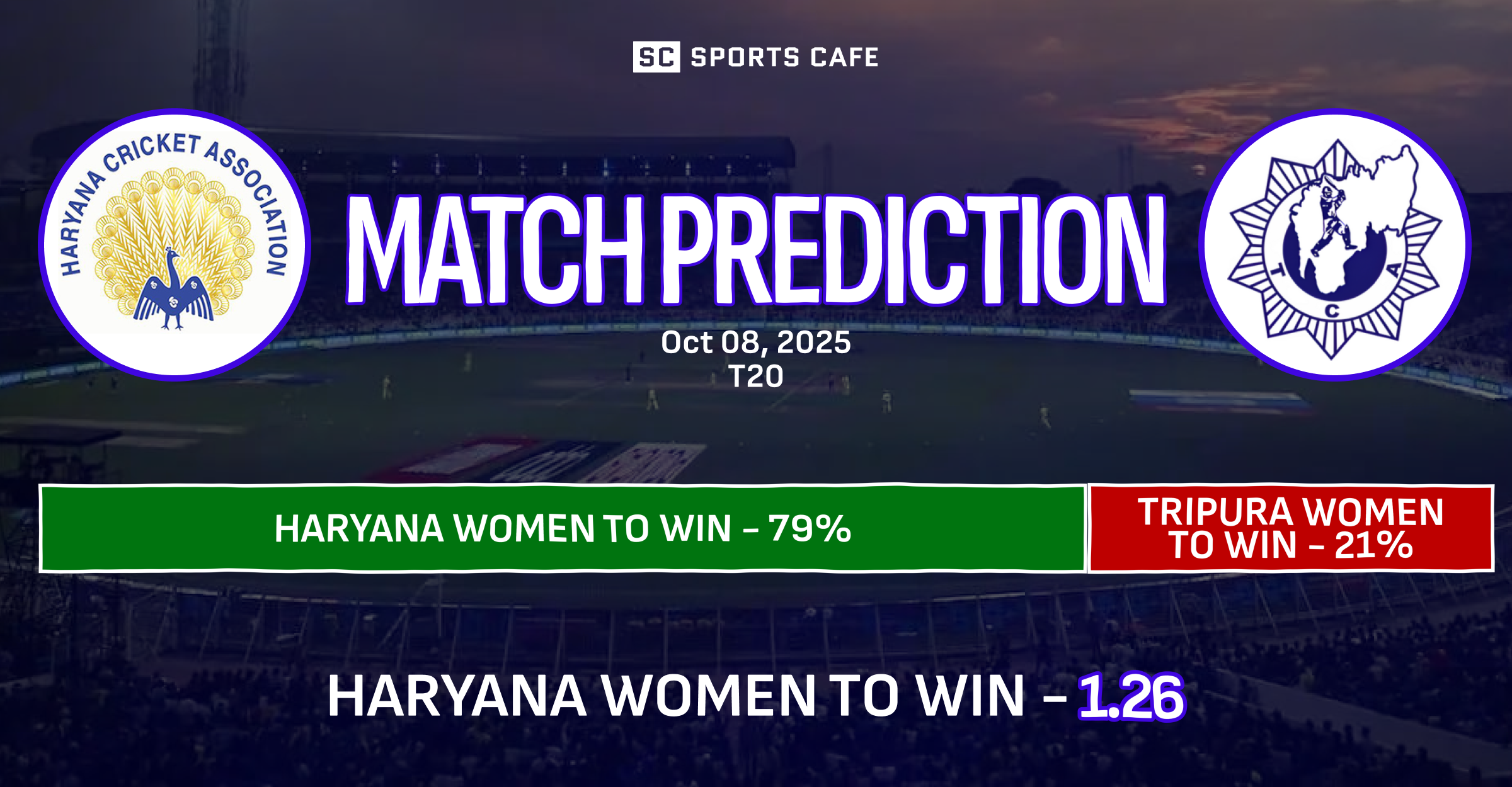 Haryana Women vs Tripura Women Match Prediction